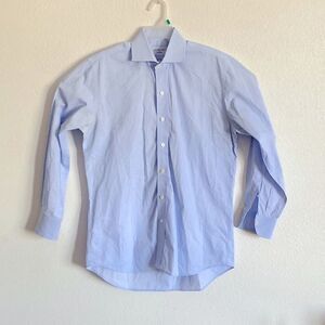 LEDBURY Men’s Light Blue Dress Shirt Size 16 (neck)